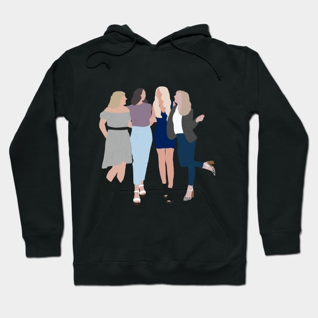 Brunch Friends Hoodie by iadesigns